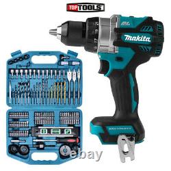 Makita DHP486 18V LXT Brushless Combi Drill With 101 Piece Accessory Set