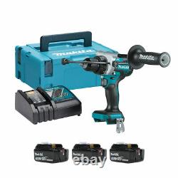 Makita DHP486RTJ-3 18v Brushless Combi Drill (3x5Ah)