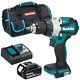 Makita Dhp489z 18v Brushless Combi Drill With 1 X 4.0ah Battery Charger & Bag