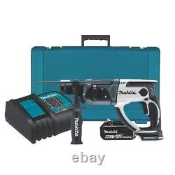 Makita DHR202STW 18V 2kg Lithium SDS Hammer Drill + 1 x 5.0 Batteries + Case