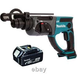 Makita DHR202Z 18V Cordless SDS Plus Rotary Hammer Drill with 1 x 5.0Ah Battery