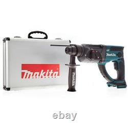 Makita DHR202Z 18V Cordless SDS+ Rotary Hammer Body with 17 Piece Drill Bit Set