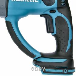 Makita DHR202Z Cordless SDS+ Rotary Hammer Drill With 4 Pieces Drill Chisel Set