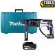 Makita Dhr202zjw 18v Lxt Sds+ Rotary Hammer White With 1 X 5.0ah Battery & Case