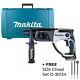 Makita Dhr202zjw 18v Sds+ Plus Rotary Hammer White In Carry Case + Free D-30134