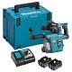 Makita Dhr243rtjw 18v Brushless Sds+ Hammer Drill With 2 X 5.0ah Battery Charger