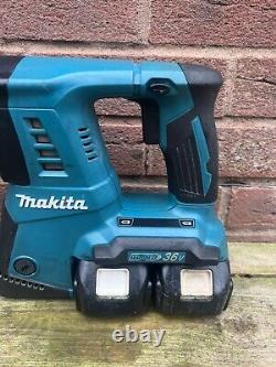 Makita DHR263 36v Cordless Hammer Drill With 2x 18v Batteries Fast Postage