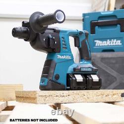 Makita DHR263ZJ 36V SDS+ Rotary Hammer Drill with 17 Piece Drill Set & Chisel