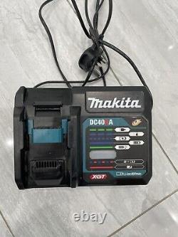 Makita DK0176G205 40V XGT 2 Piece Brushless Kit with 2x 2.5Ah Batteries