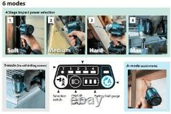 Makita DTD170Z 18v LXT Lithium Brushless Cordless 6 Stage Impact Driver T-MODE