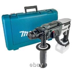 Makita Dhr202 Lxt 18v Sds Hammer Drill Body White Edition With Carry Case