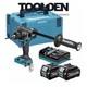 Makita Hp001gd202 40v Max Xgt Brushless Combi Drill With 2 X 2.5ah Batteries