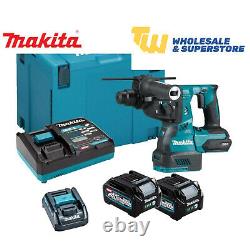 Makita HR003GD203 40v Max XGT SDS Plus Kit Hammer Drill 2 x 2.5ah MakPac Kit