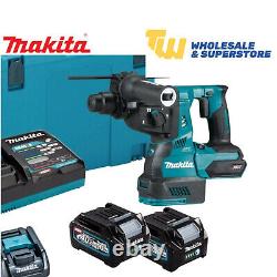 Makita HR003GD203 40v Max XGT SDS Plus Kit Hammer Drill 2 x 2.5ah MakPac Kit