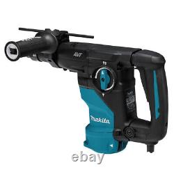 Makita HR3012FCJ SDS Plus Rotary Hammer Drill 240V/1050W With 3 Piece Chisel Set