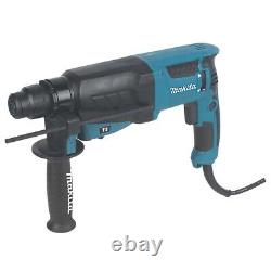 Makita SDS Plus Drill Electric HR2630 Ergonomic Soft Grip Compact Durable 800W