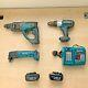 Makita Set Dhr202 Sds Hammer Drill Dtm50 Multi Tool Dhp451 Bl1830 Battery Charge
