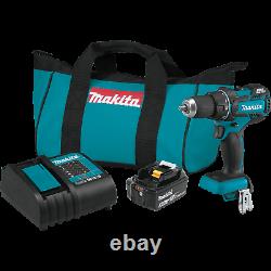 Makita XFD061 18V Lithium-Ion Compact Brushless/Cordless 1/2 Driver/Drill Kit