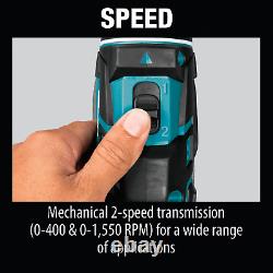 Makita XFD061 18V Lithium-Ion Compact Brushless/Cordless 1/2 Driver/Drill Kit