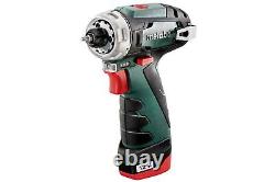 Metabo PowerMaxx BS Basic 12V Drill / Screwdriver With 2x 2.0Ah Batteries