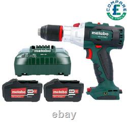 Metabo SB 18 LTX BL I Brushless Combi Drill With 2 x 4.0Ah Batteries & Charger