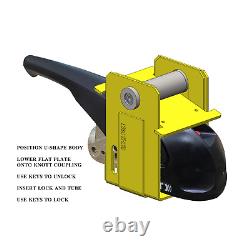 Milenco Knott Hitchlock Heavy Duty High Security Hitchball Drill Cutter Resist