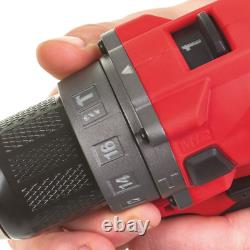 Milwaukee 12v Fuel Brushless 2-speed Combi Drill M12fpd Body Only