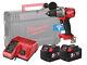 Milwaukee 18v One-key Brushless Heavy-duty Combi Drill M18onepd2 5.0ah Pack