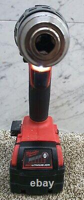 Milwaukee 18v fuel brushless combi hammer drill +4ah battery M18 FPD