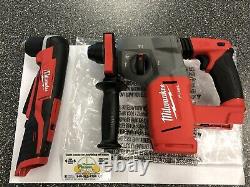 Milwaukee 2712-20 M18 FUEL 1 SDS Plus Rotary Hammer + 3/8'' Right Angle Drill