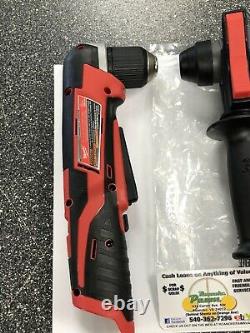 Milwaukee 2712-20 M18 FUEL 1 SDS Plus Rotary Hammer + 3/8'' Right Angle Drill