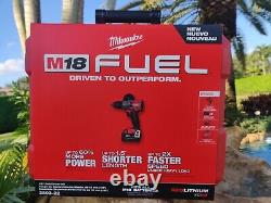 Milwaukee 2803-22 Brushless Cordless Drill Driver Kit Battery Charger Case NEW