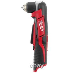 Milwaukee C12RAD-0 12V Cordless Angle Drill with 2 x 2.0Ah Batteries