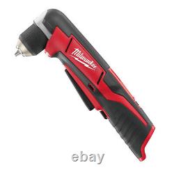 Milwaukee C12RAD-0 12V Cordless Angle Drill with 2 x 2.0Ah Batteries