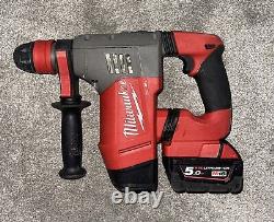 Milwaukee Fuel M18CHPX 18V SDS Brushless Hammer Drill + 5ah Battery