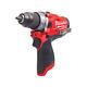 Milwaukee M12 Fpd-0 12v Fuel Sub Compact 13mm Combi Drill (body Only)