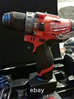 Milwaukee M12FPD-0 12v Combi Drill Fuel Cordless +6.0Ah Battery+charger+case