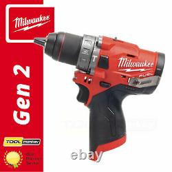Milwaukee M12FPD-0 12v Cordless Fuel Combi Drill Compact Body Only