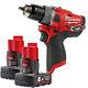 Milwaukee M12fpd 12v Fuel Percussion Combi Drill With 2 X 6.0ah Batteries
