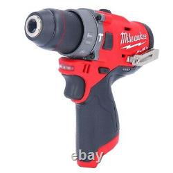 Milwaukee M12FPD 12V Fuel Percussion Combi Drill With 2 x 6.0Ah Batteries
