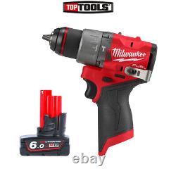 Milwaukee M12FPD2 12V Cordless FUEL New GEN Combi Drill With 1 x 6.0Ah Battery