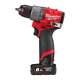 Milwaukee M12fpd2-602x 12v Cordless Percussion Drill 2 6.0ah Batteries Charger