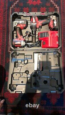 Milwaukee M18 18V Impact Driver & Combi Drill Packout Twin Pack