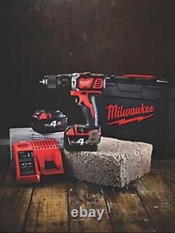 Milwaukee M18 BPDN-402C 18V 2 x 4.0Ah Li-Ion RedLithium Cordless Combi Drill