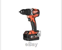 Milwaukee M18 Cblpp2a-502c 18v 5.0ah Li-ion Combi Drill& Impect Driver Twin Pack