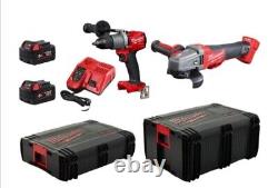 Milwaukee M18 FPP2W2- 602X FUEL (Combi Drill + Grinder + 2 x 6ah + charger)