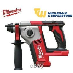 Milwaukee M18BH-0-SDS Compact SDS+ 18V Hammer Drill 2 Mode Cordless Body Only