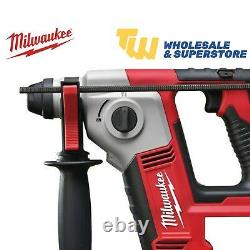 Milwaukee M18BH-0-SDS Compact SDS+ 18V Hammer Drill 2 Mode Cordless Body Only