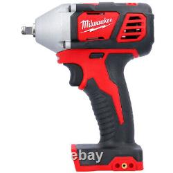 Milwaukee M18BIW38 M18 18V 3/8 Compact Impact Wrench With 1 x 5.0Ah Battery