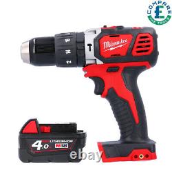 Milwaukee M18BPD 18V RED Li-ion Combi Hammer Drill With 1 x 4.0Ah Battery